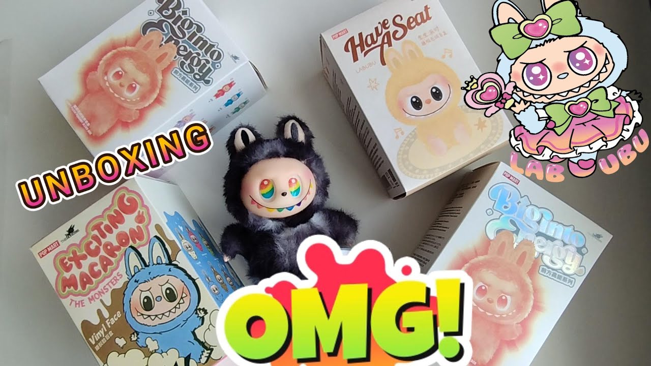 Unbox mine nye Labubu's med mig!