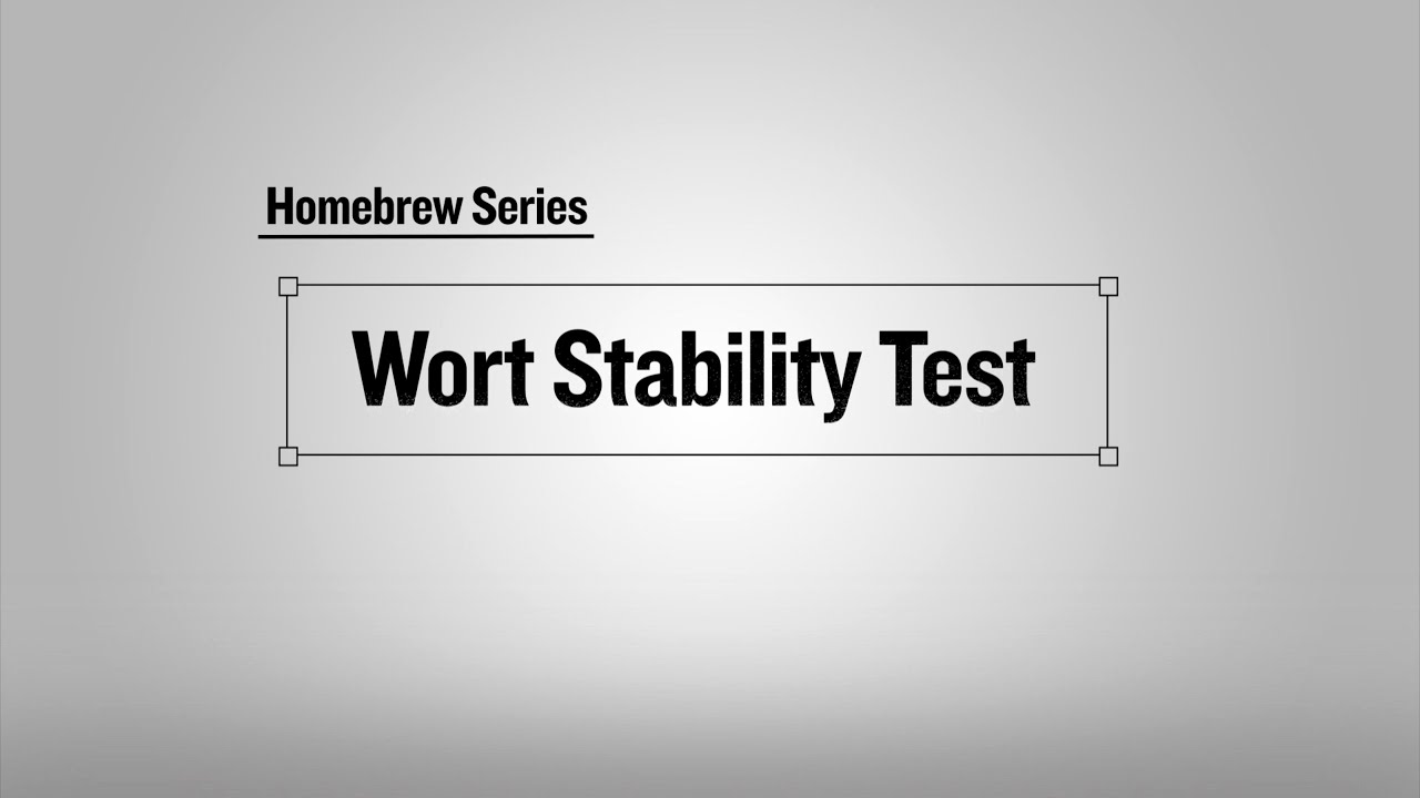 Wort Stability Test