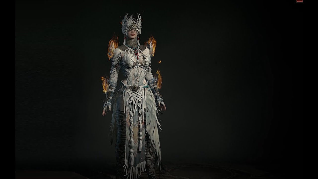 DIABLO 4: New Batch of Cosmetic Bundles & Mount Bundle (On Fire Beautiful Sor Armor Set)