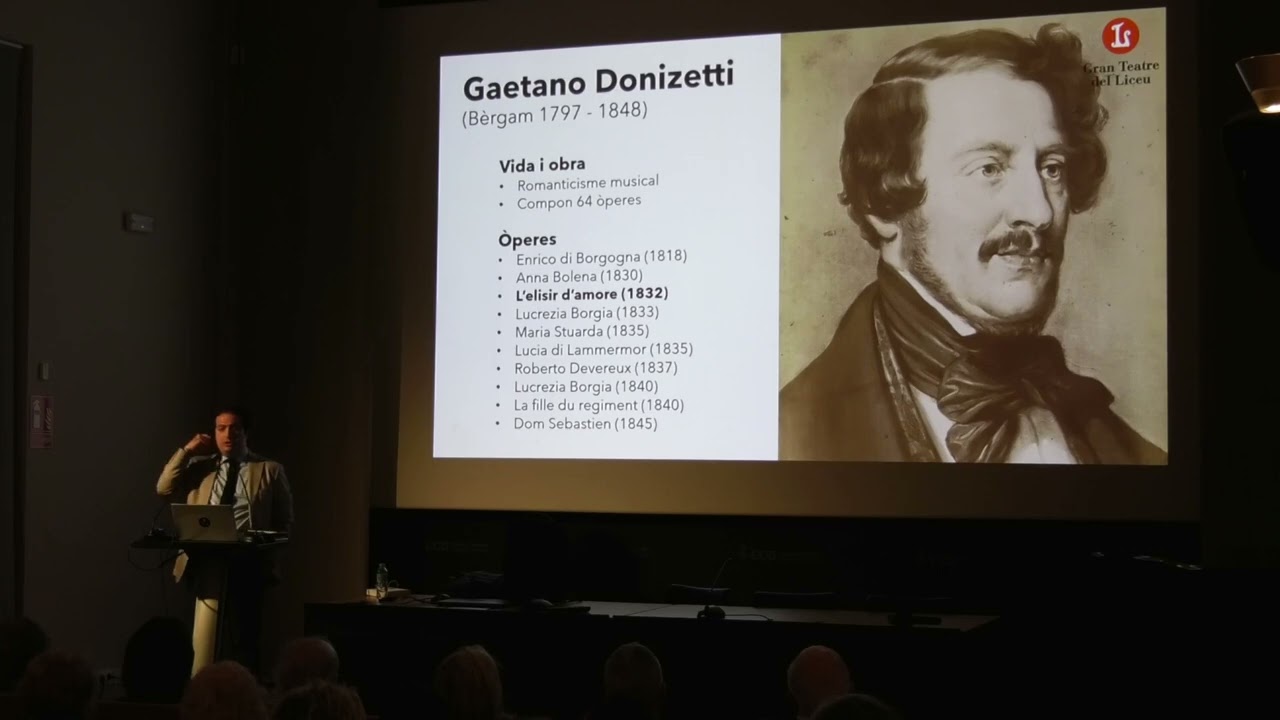 L'Elisir d'amore. Conferència d'apropament a l'òpera de Donizetti per Pol Avinyó