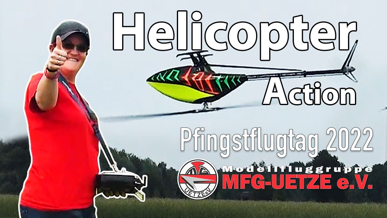 RC Helicopter Aerobatic flight, Nicole Kraus, Pfingstflugtag MFG Uetze, Henseleit TDF