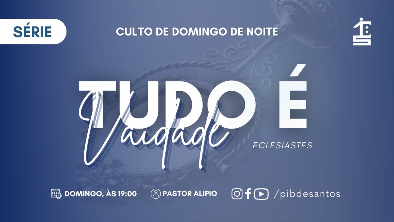 A mosca no perfume | Eclesiastes 10 | Pr. Alípio Coutinho.