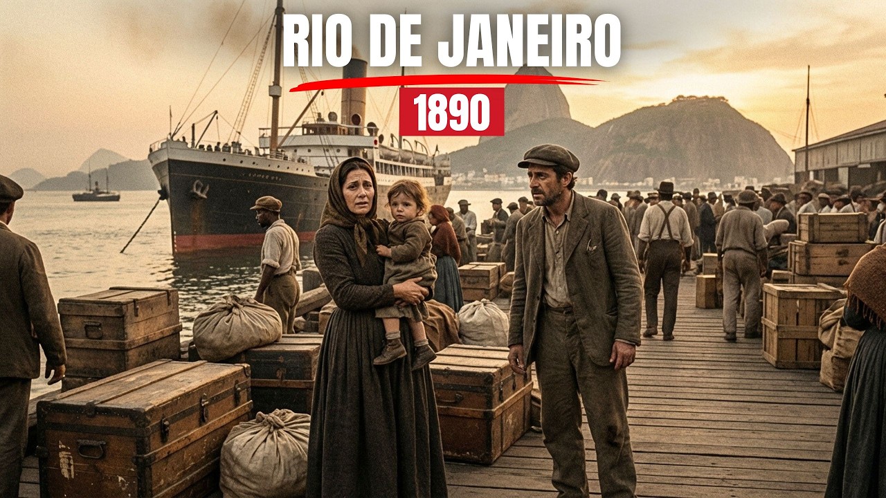 Como era viver no Rio em 1890 | A Grande Imigração dos Italianos ao Brasil (Reconstrução com IA)