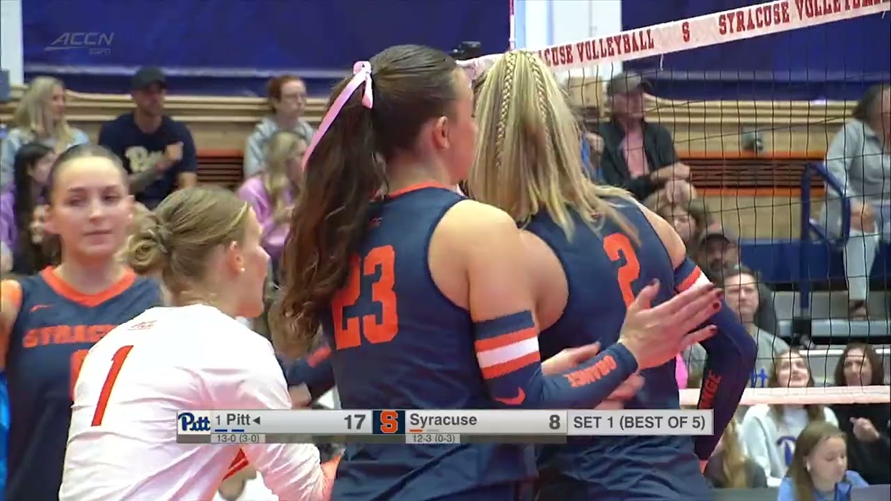 Syracuse vs Pitt Women's Volleyball | ACCNX PxP 7 min | October 6, 2024