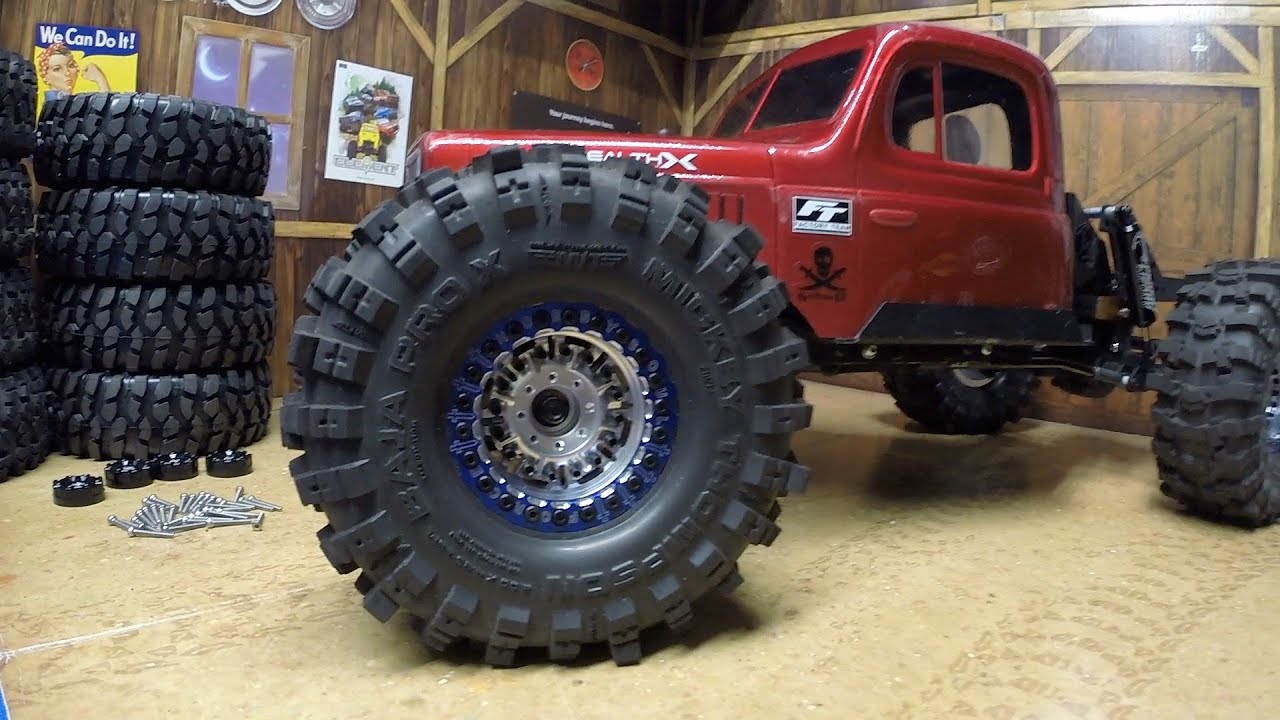 Hobbysoul 1.9 Beadlock Wheels For Proline BFG Krawler TA Tires