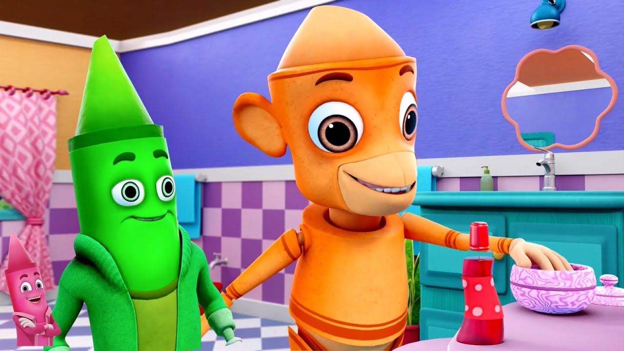Bandar Mama Pahan Pajama, बंदर मामा पहन पजामा, Hindi Baby Songs and Cartoon Videos