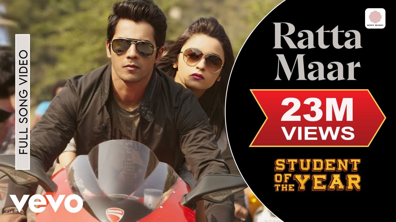 Ratta Maar Full Video - SOTY|Alia Bhatt,Sidharth Malhotra,Varun Dhawan|Shefali Alvares