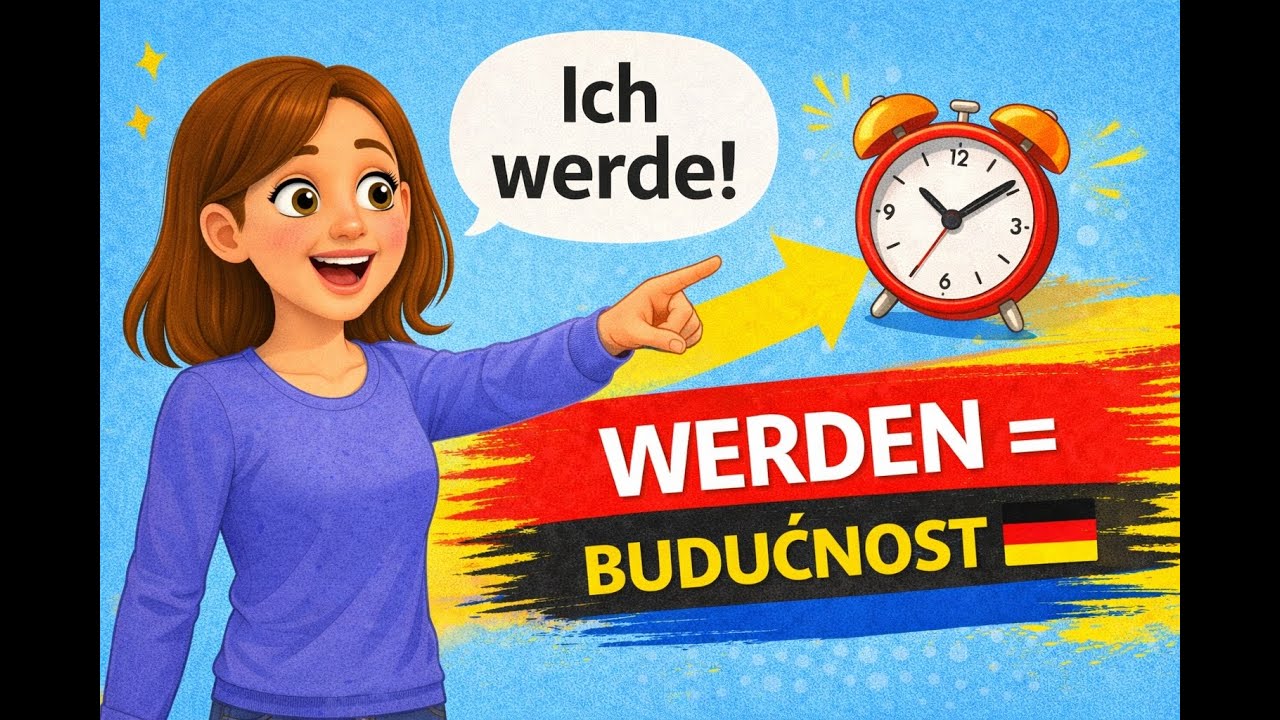 WERDEN 🇩🇪 – jako važan njemački glagol | Njemački A1