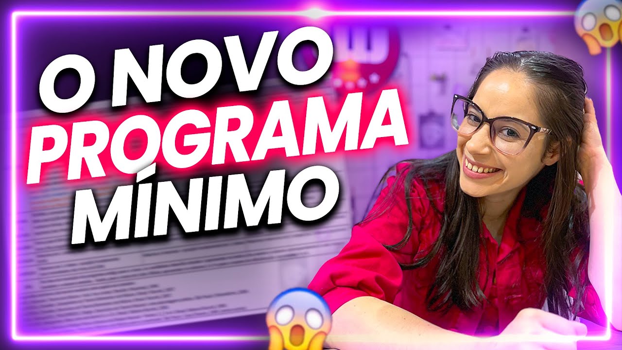 O PROGRAMA MÍNIMO MUDOU! 😱
