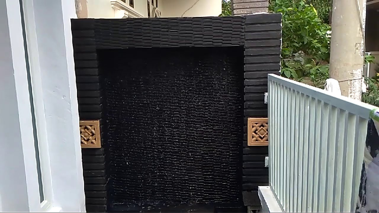 CARA MEMBUAT AIR TERJUN MERAMBAT KOLAM MINIMALIS dengan RESUN KING-5