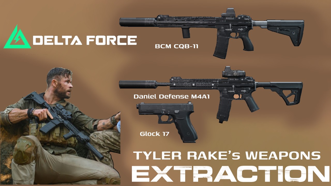 EXTRACTION Tyler Rake's Weapons in Delta Force