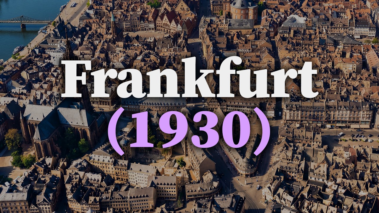 Frankfurt vor 1944 – vier Orte, die es nicht mehr gibt | Zeitreise ins Jahr 1930