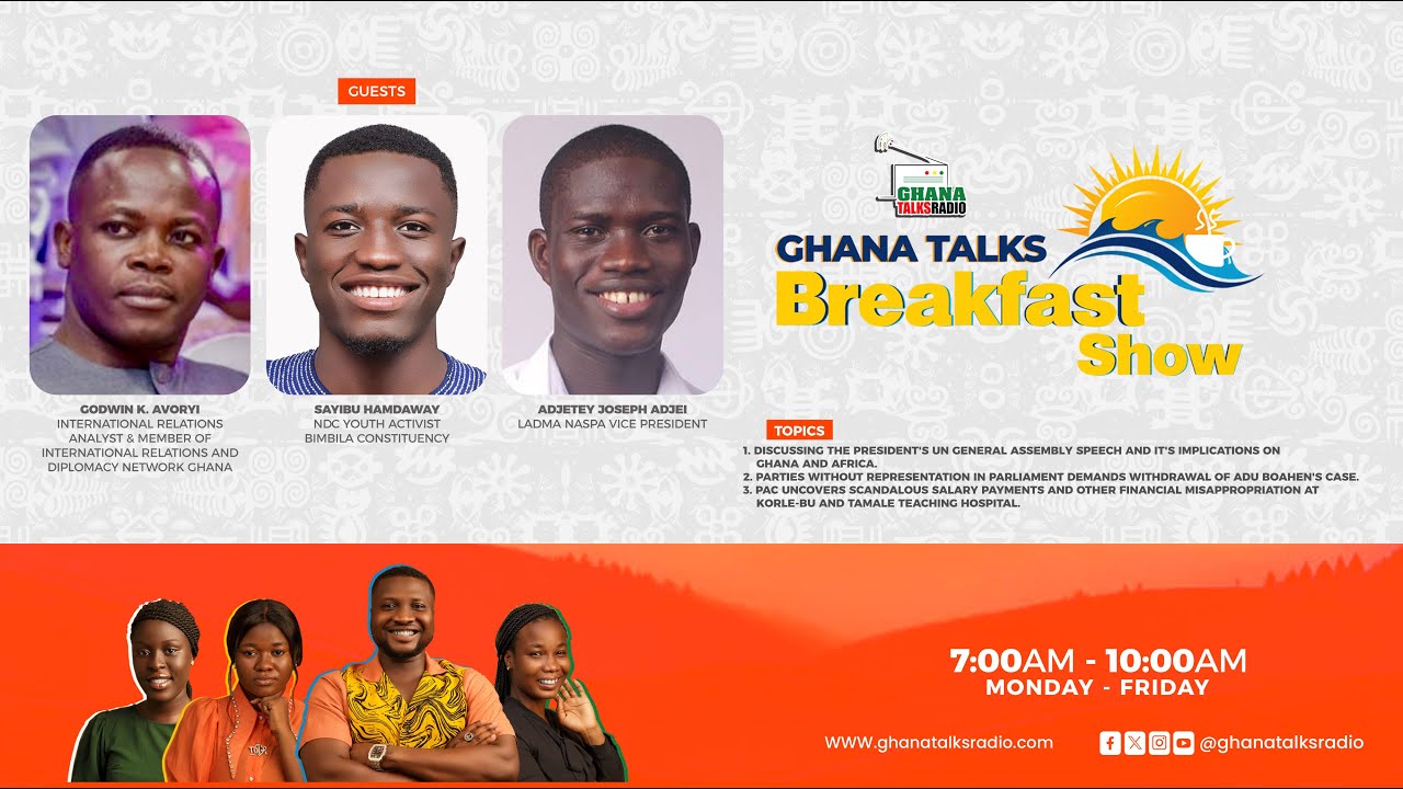 GhanaTalks Breakfast Show | 2nd OCTOBER 2025 | #GhanaTalksBFS