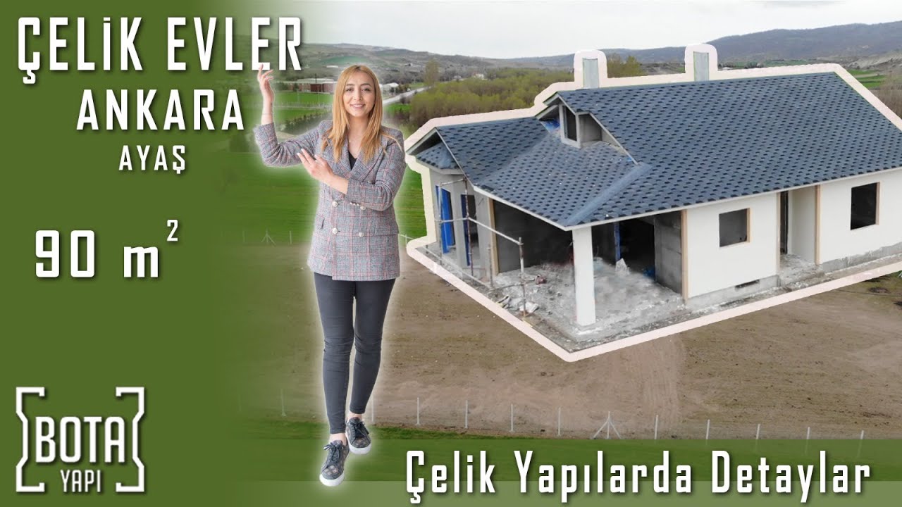 Tek Katlı Hafif Çelik Ayaş Projemiz İLERİ AŞAMA