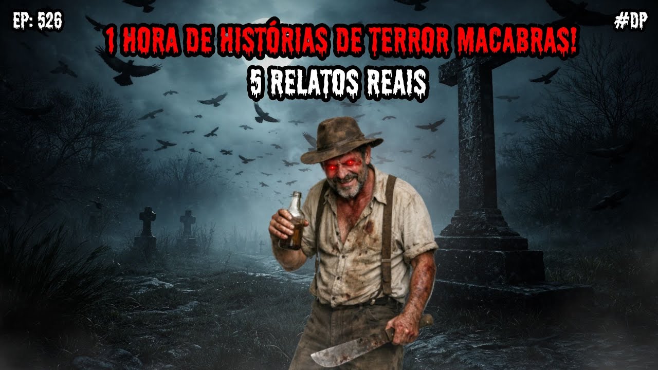 1 HORA DE TERROR - 5 RELATOS REAIS | EP.526 #dp