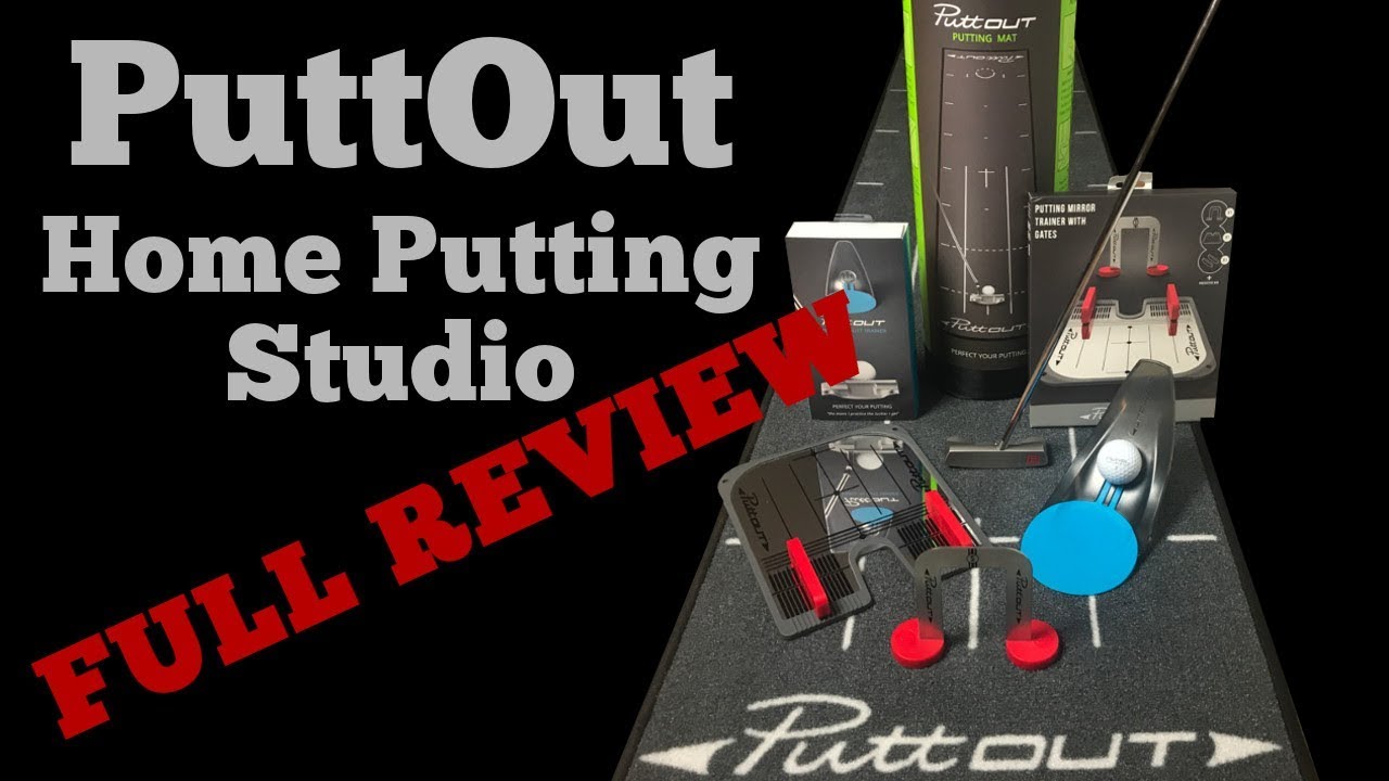 PuttOut Home Putting Studio - Full Review (Pressure Putt Trainer, Putting Mirror and Putting Mat)