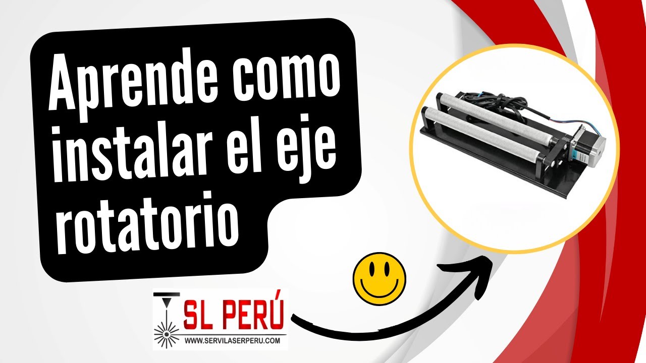 Cómo se instala eje rotativo o eje rotatorio en máquina láser Co2