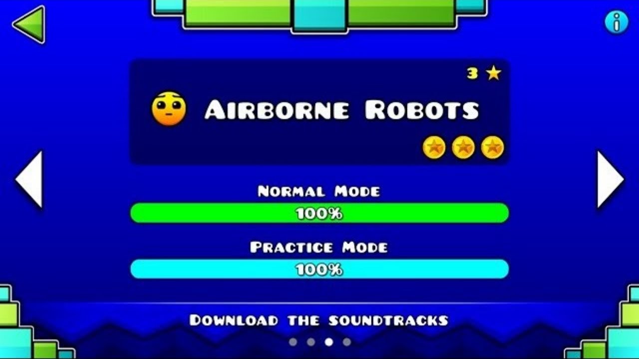 Geometry Dash Meltdown - "Airborne Robots" / Braian55