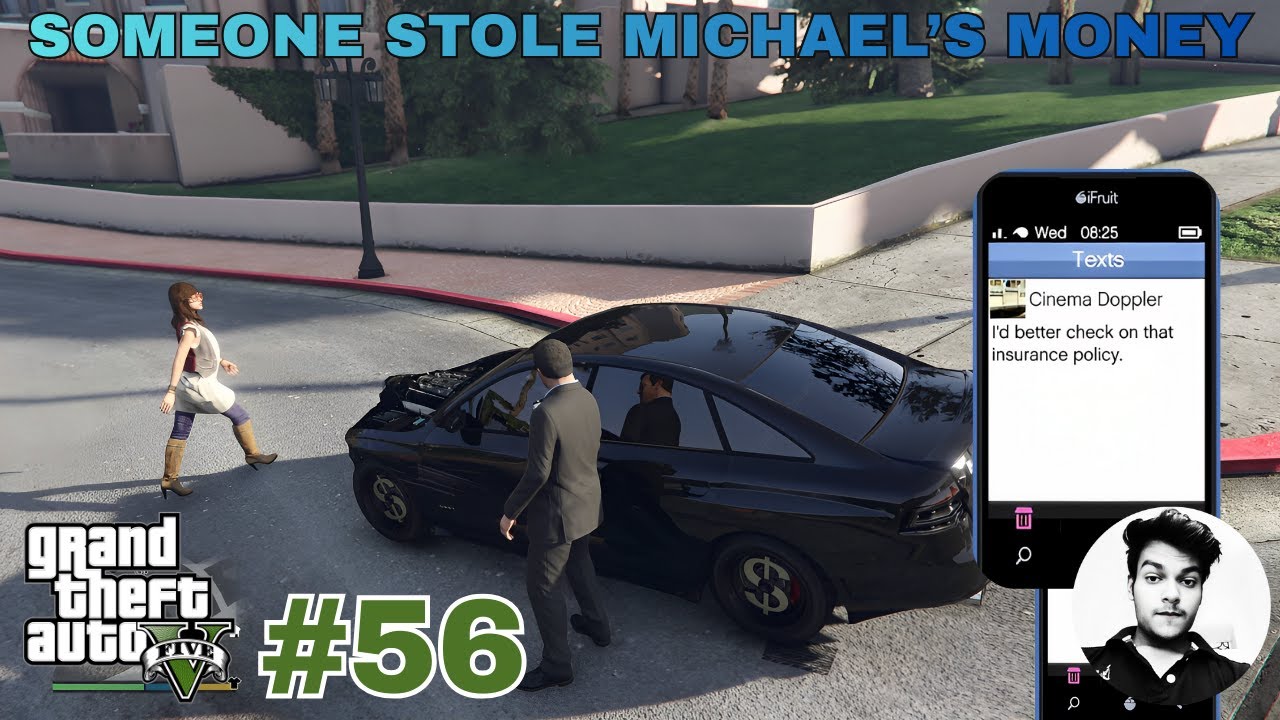 Someone Stole Money From Michael's Cinema Doppler | GTA 5 GamePlay #56