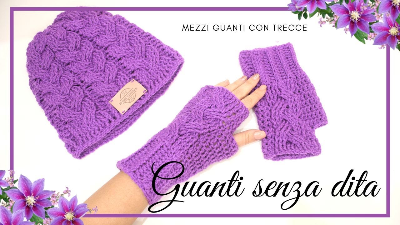 TUTORIAL: Guantini senza dita uncinetto