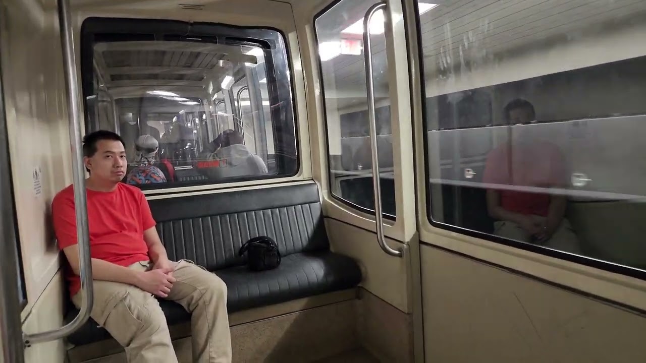 Riding the Subway from Terminal A to Marriott Hotel Houston Bush Airport Houston, TX