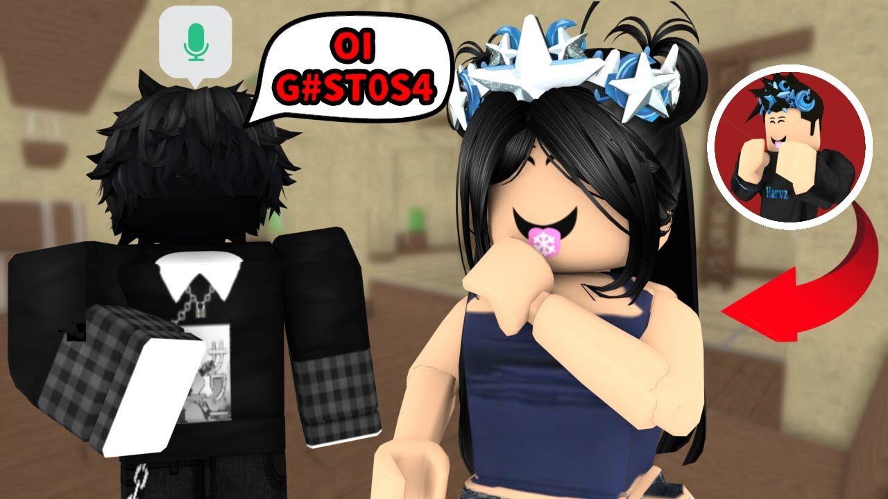 ENGANANDO GADO No ''MM2'' Com ROUPA De MULHER RICA.. (fiz ele ligar o voice chat)