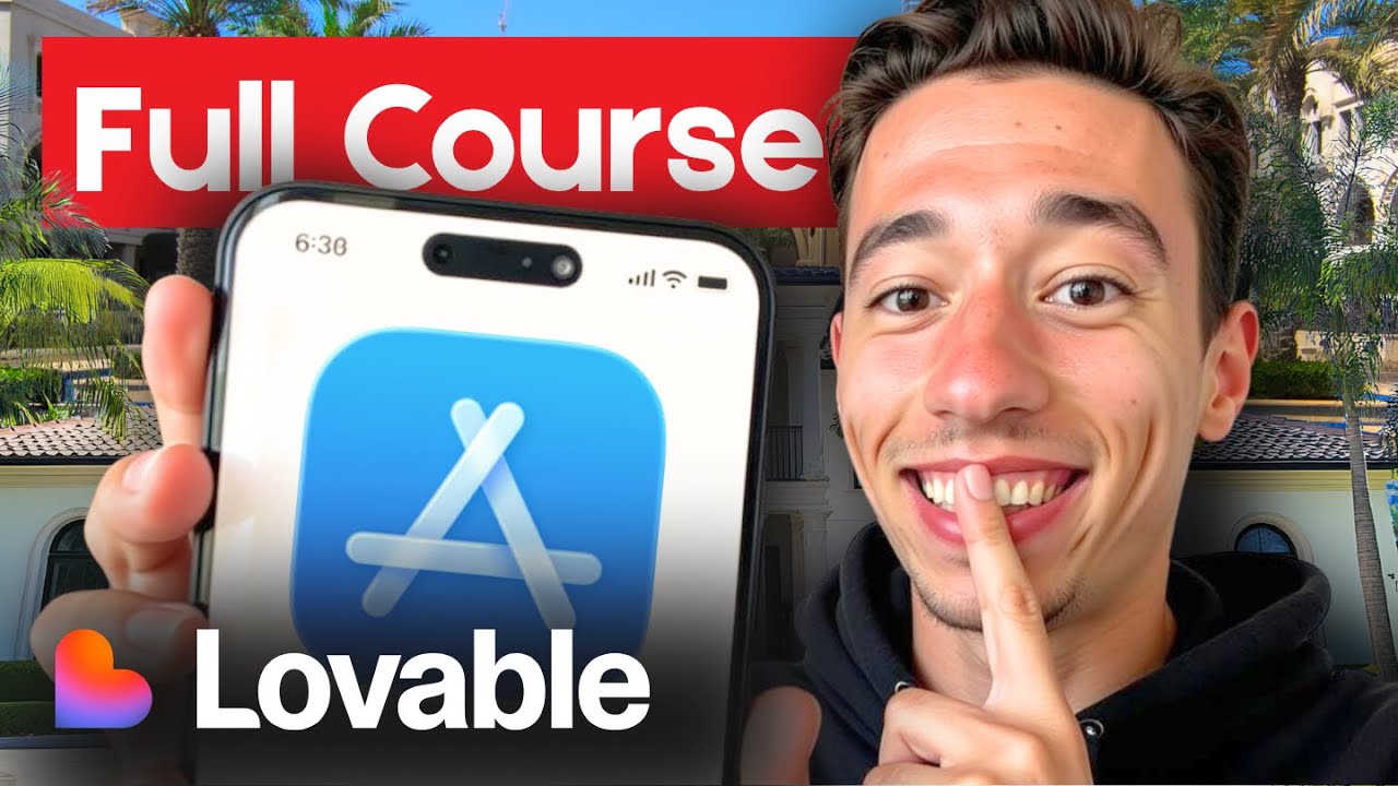 I Built an iOS + Android App in Lovable - Full 6h Course
