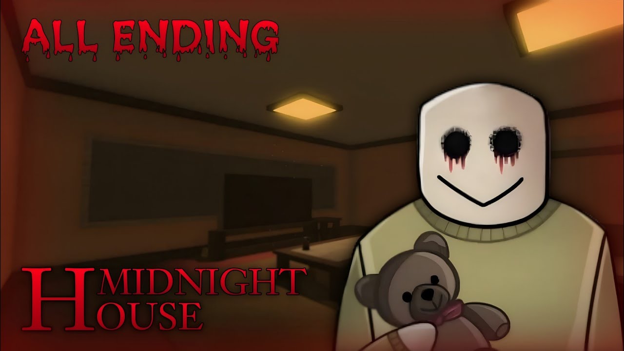 Roblox - Midnight House [HORROR] Gameplay [All Ending + Full Walkthrough]