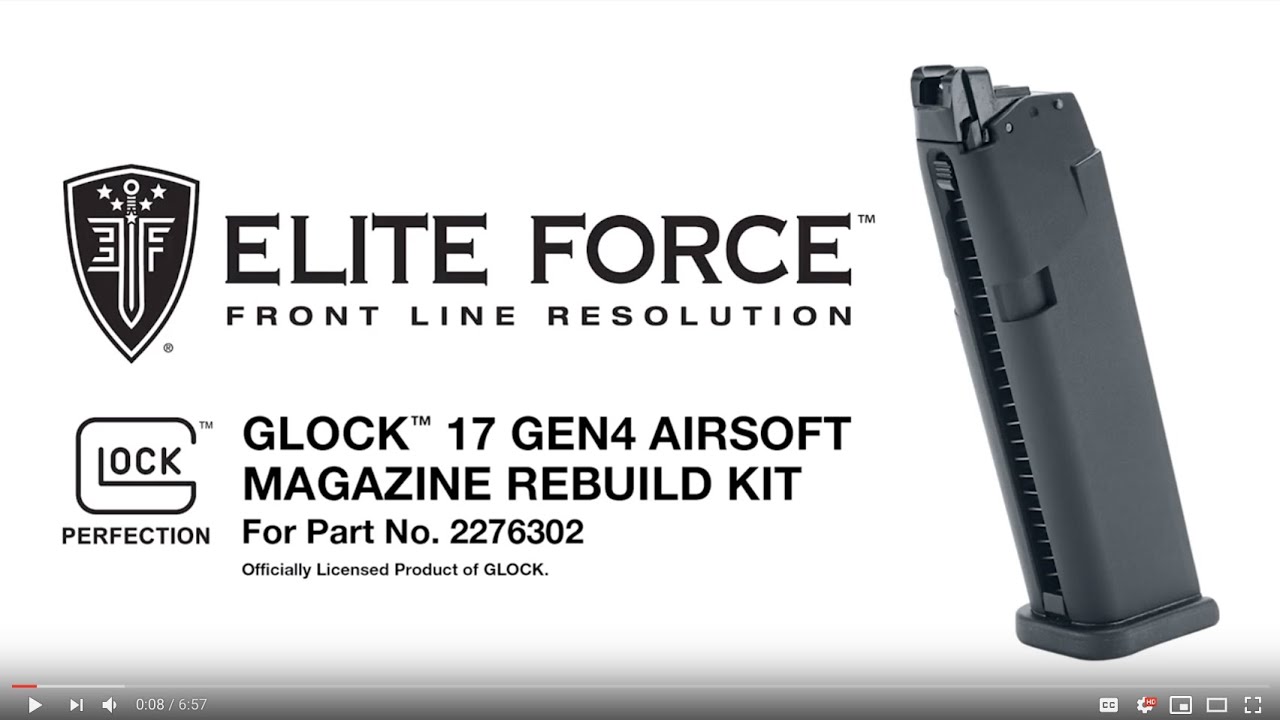 Elite Force Airsoft Magazine Rebuild Kit for GLOCK 17 Gen4 6mm Pistol