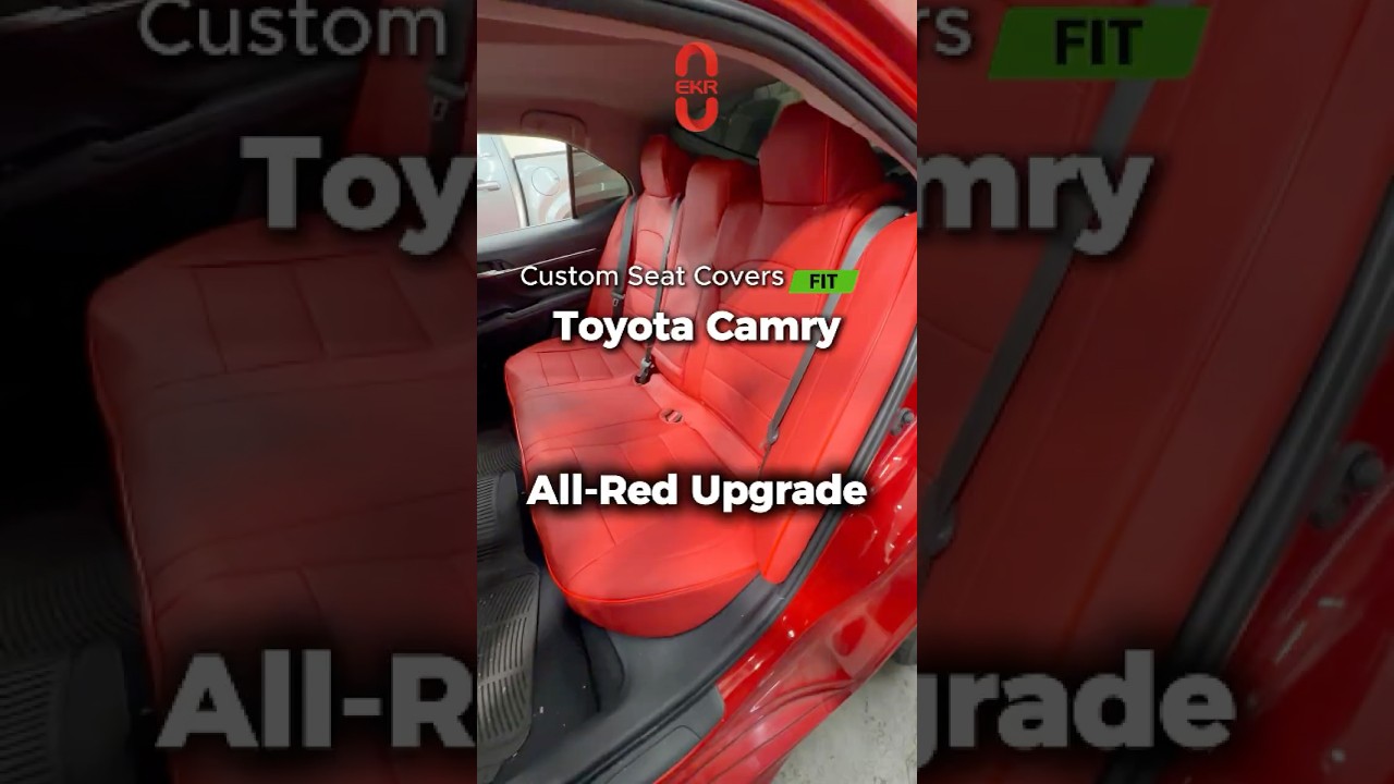 Custom seat covers fit Toyota Camry