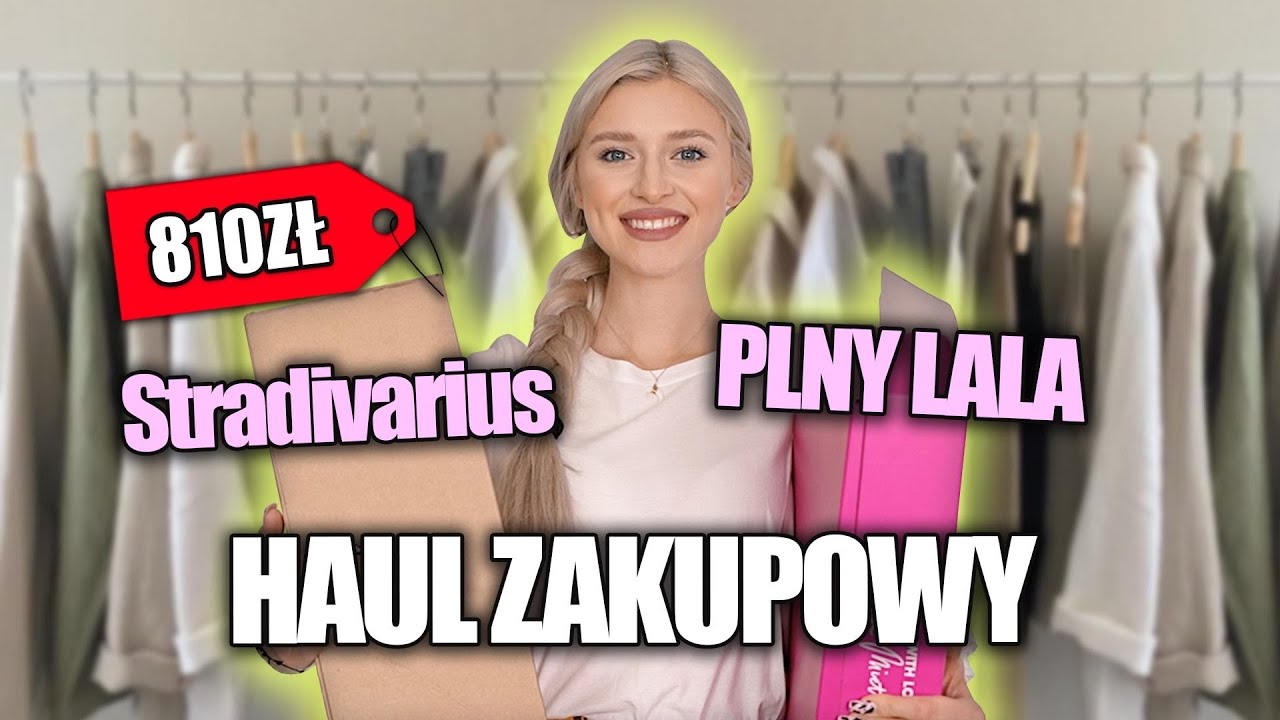 Przymierzam nowe ubrania ze Stradivariusa i PLNY LALA 😍