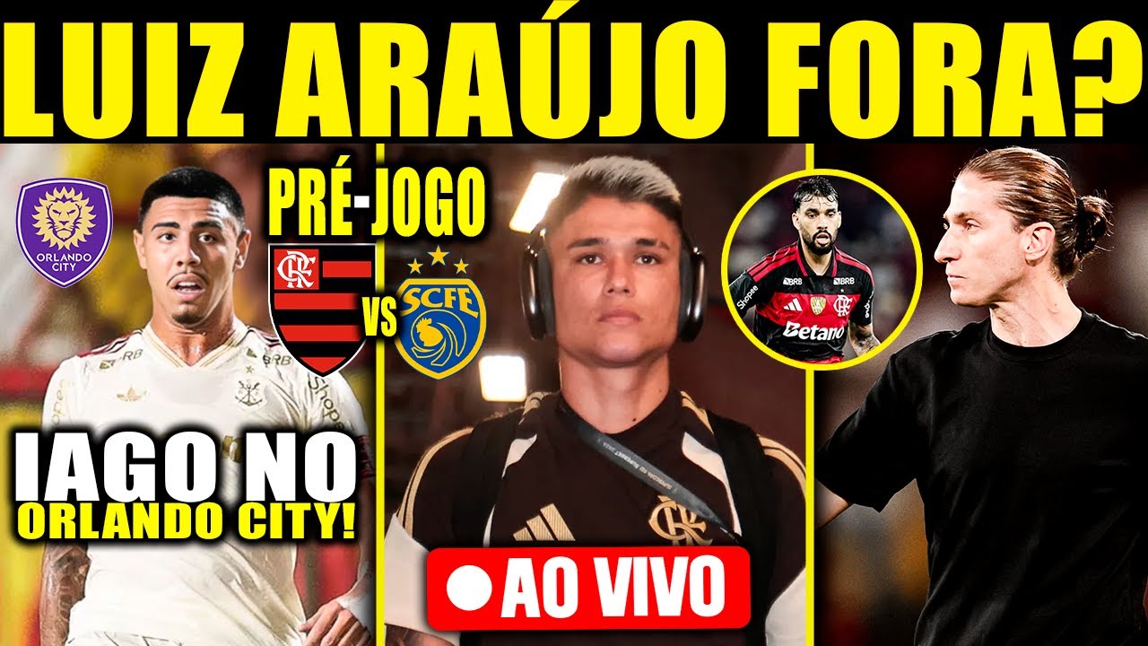 PRÉ-JOGO FLAMENGO X SAMPAIO CORRÊA AO VIVO! LUIZ ARAÚJO FORA? IAGO CONFIRMADO NO ORLANDO CITY E MAIS