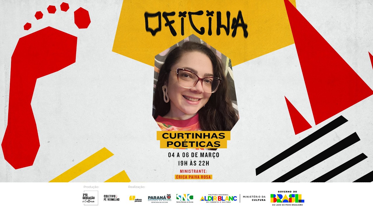 Oficina de Curtinhas Poéticas - Residência Poética Pé Vermelho - DIA 02
