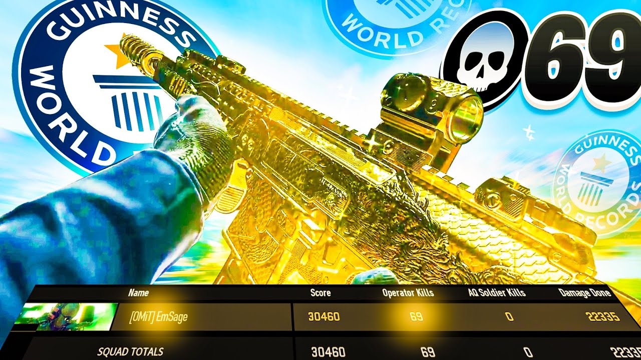 WORLD RECORD *69 KILL* SOLO QUADS GAME in WARZONE 2! 🏆  (Modern Warfare II)