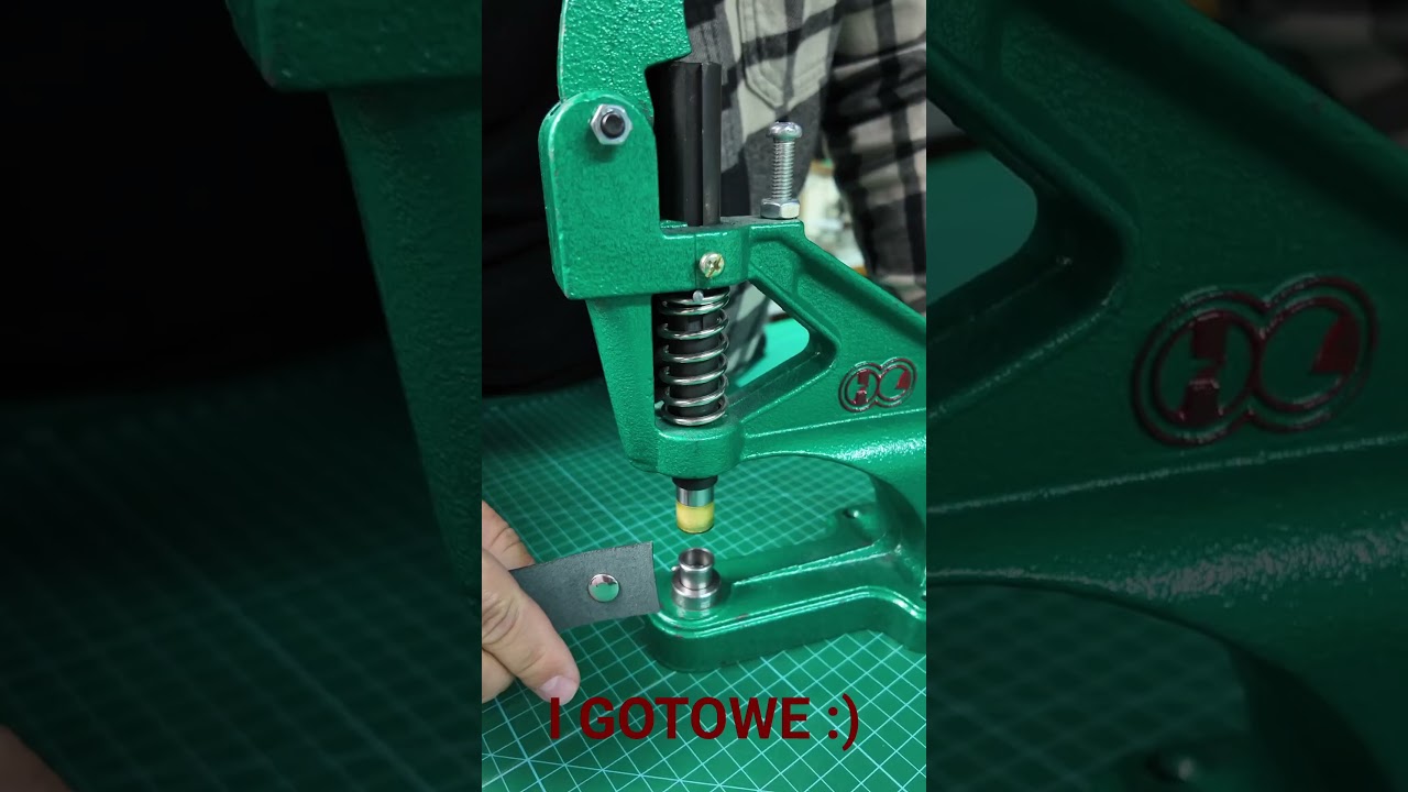 Jak korzystać z praski kaletniczej? #leatherwork #handmade #nitowanie