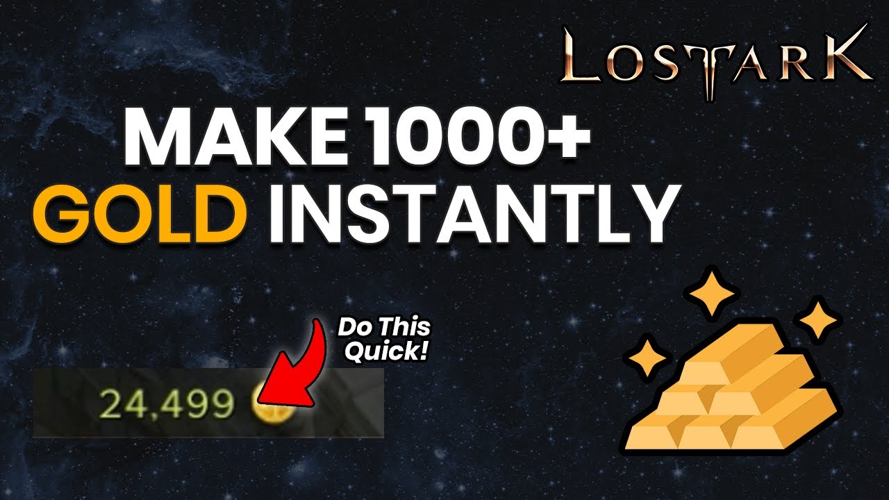 Do This NOW To Make BIG Gold Fast In Lost Ark - Be Quick!! (Gold Guide)