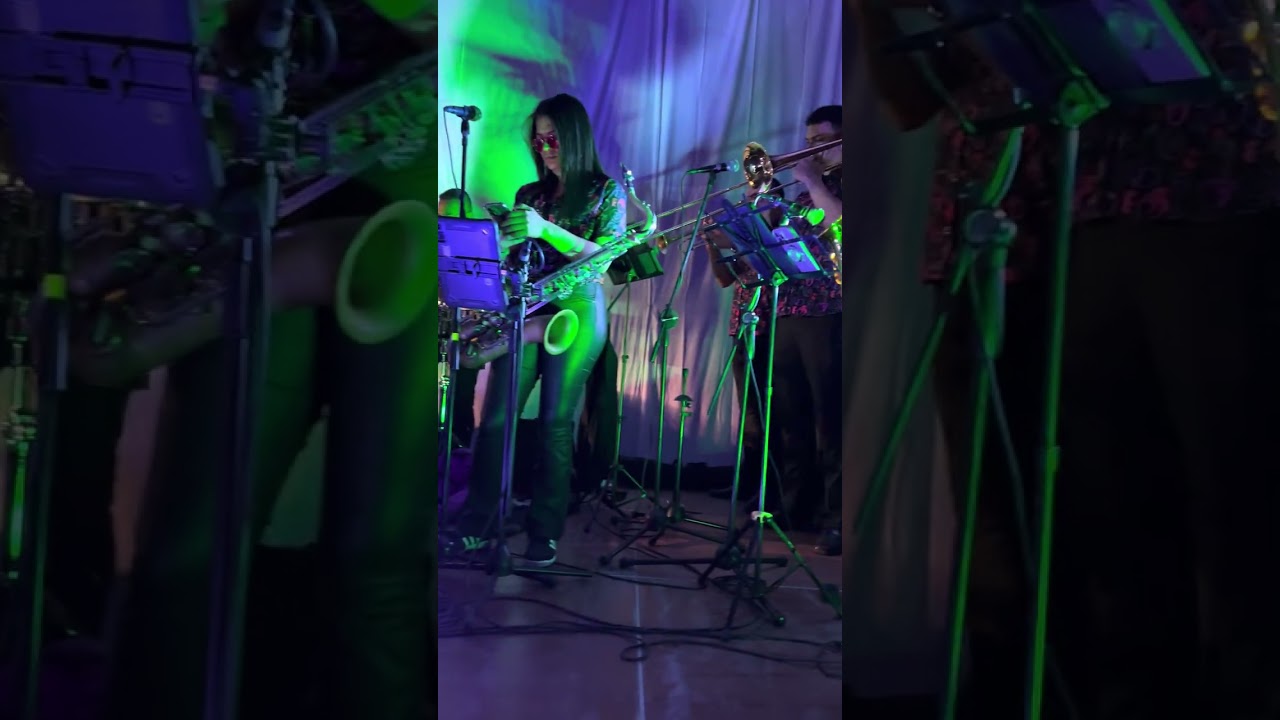 Power Latin band fiesta de fin de año colegio Andino, Bogotá, 2025