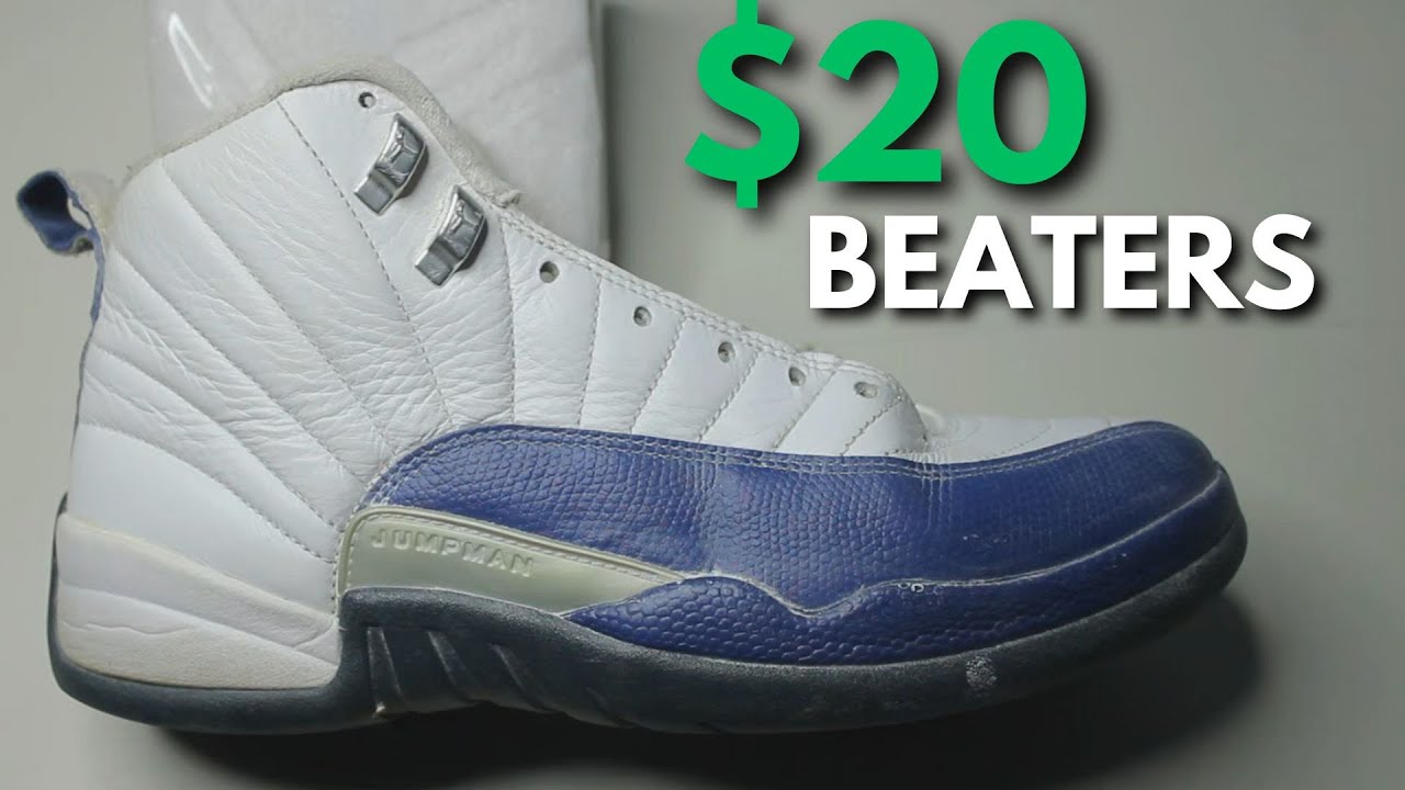 Nasty $20 Jordan 12 French Blue Restoration! Beautiful Transformation!