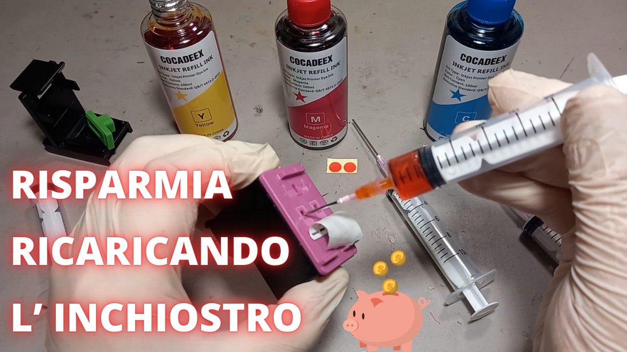 Cartucce inkjet scariche? Ecco come ricaricarle da solo e risparmiare