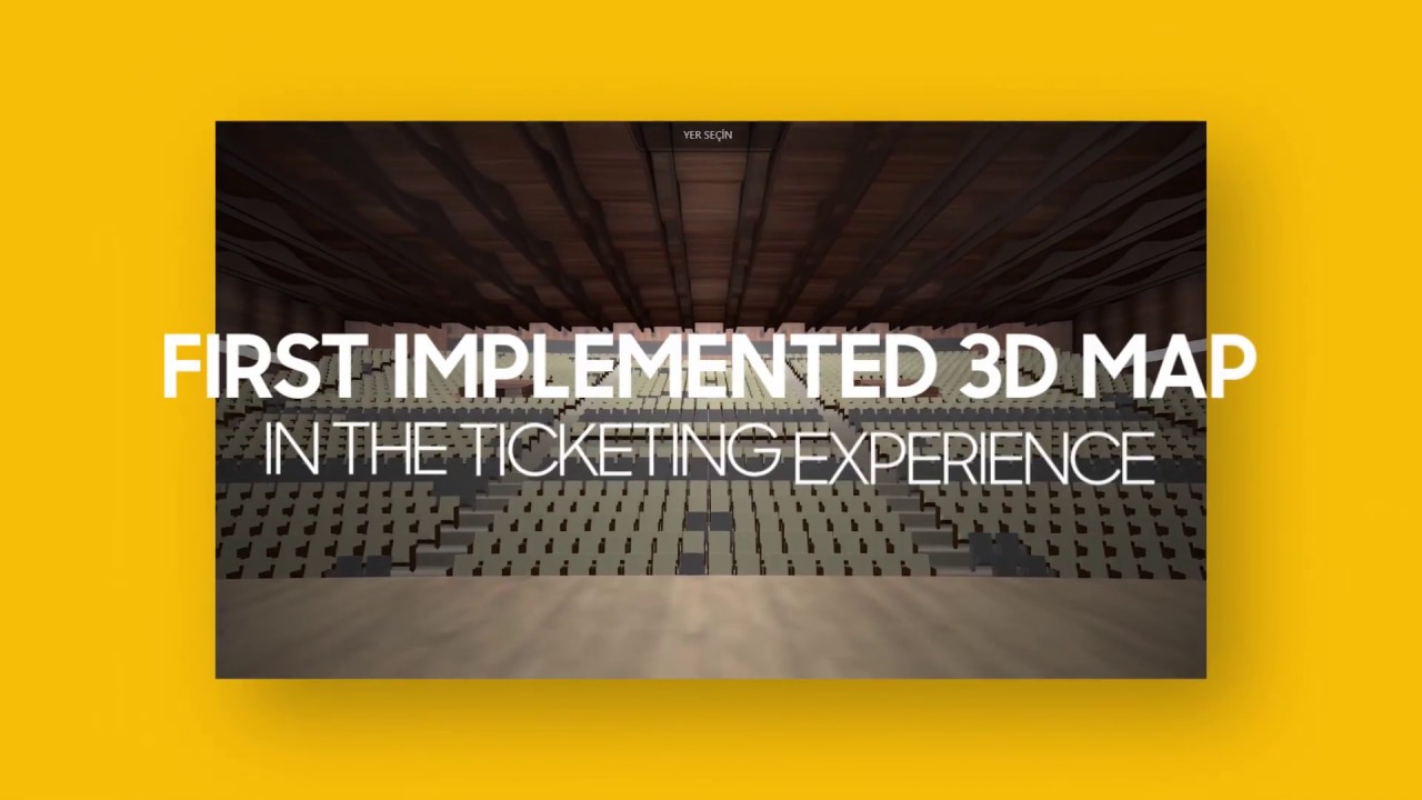 FIRST IMPLEMENTED 3D MAP IN THE TICKETING EXPERIENCE. iTICKET.GLOBAL