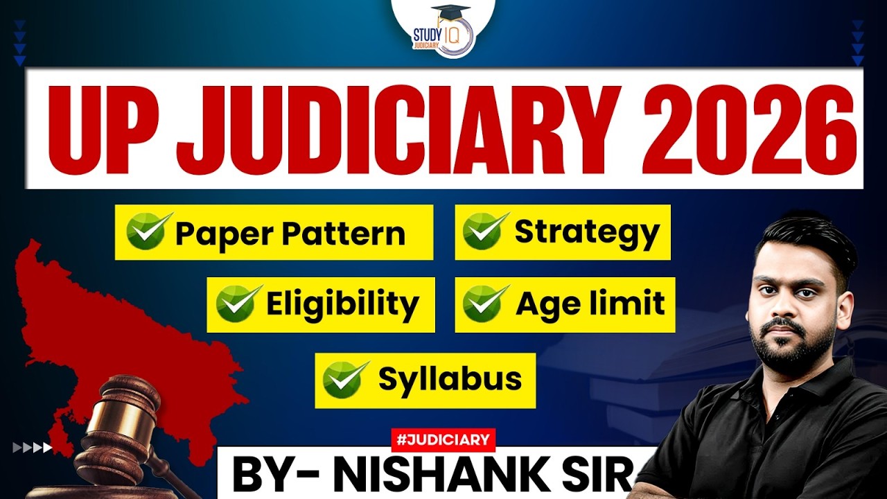 UP Judiciary 2026 | Total Posts, Syllabus, Eligibility | Complete Details By Nishank sir