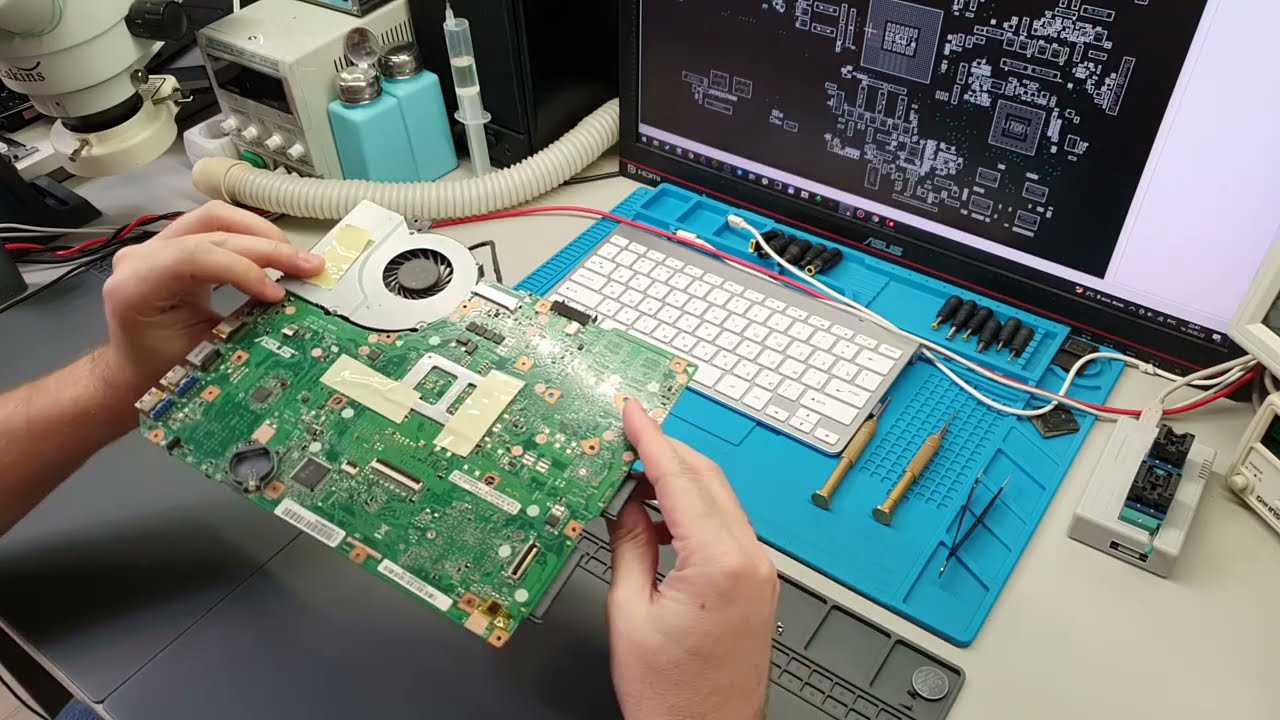 Проба пера на Asus K55