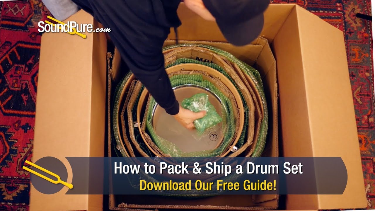 How to Pack and Ship a Drum Set - Step by Step Instructions