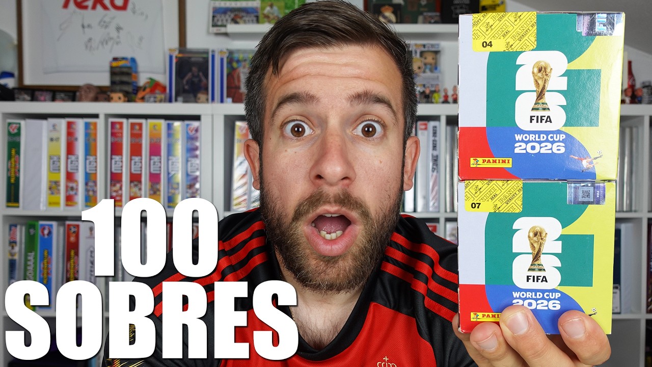 ABRIMOS 100 SOBRES del MUNDIAL 2026 | &iquest;NOS SALE EL MEJOR EXTRA STICKER? | WORLD CUP 2026 PANINI