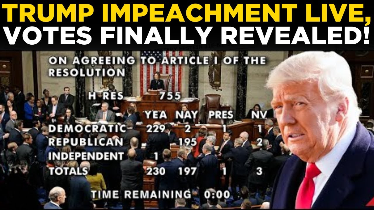 TRUMP IMPEACHMENT 2026 LIVE: Trump Impeachment Updates as Lawmakers Publicly Declare Their Votes