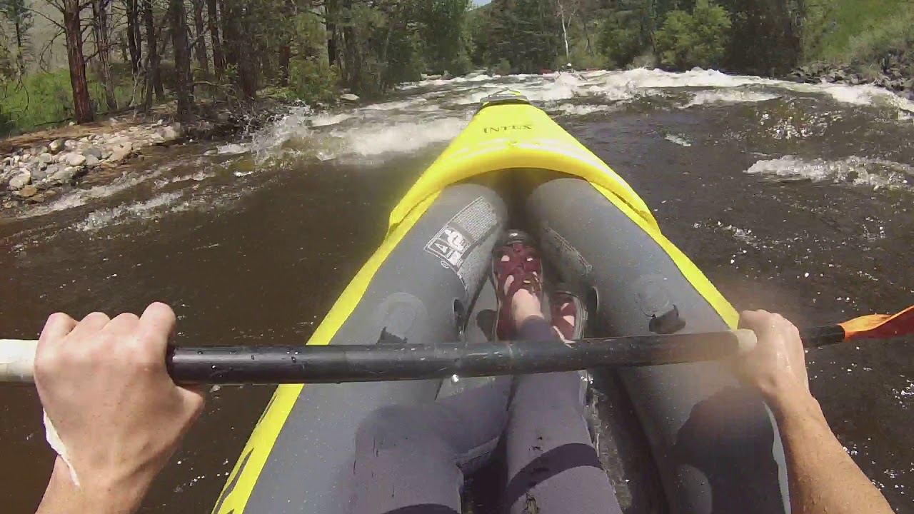 Connor's First Time White Water Kayaking 06/03/18