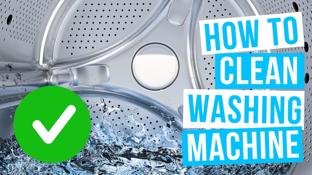 How to deep CLEAN WASHING MACHINE front load or top loader with vinegar and baking soda
