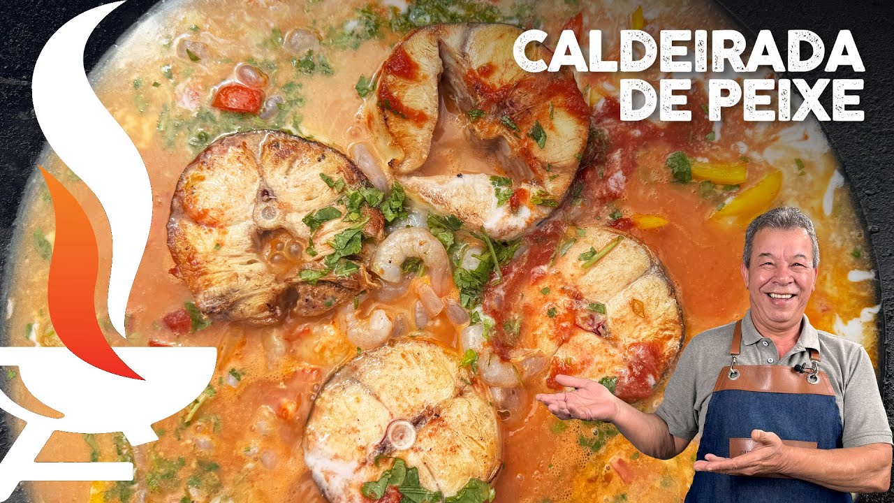 Caldeirada de Peixe no Fogão a Lenha I Churrasqueadas
