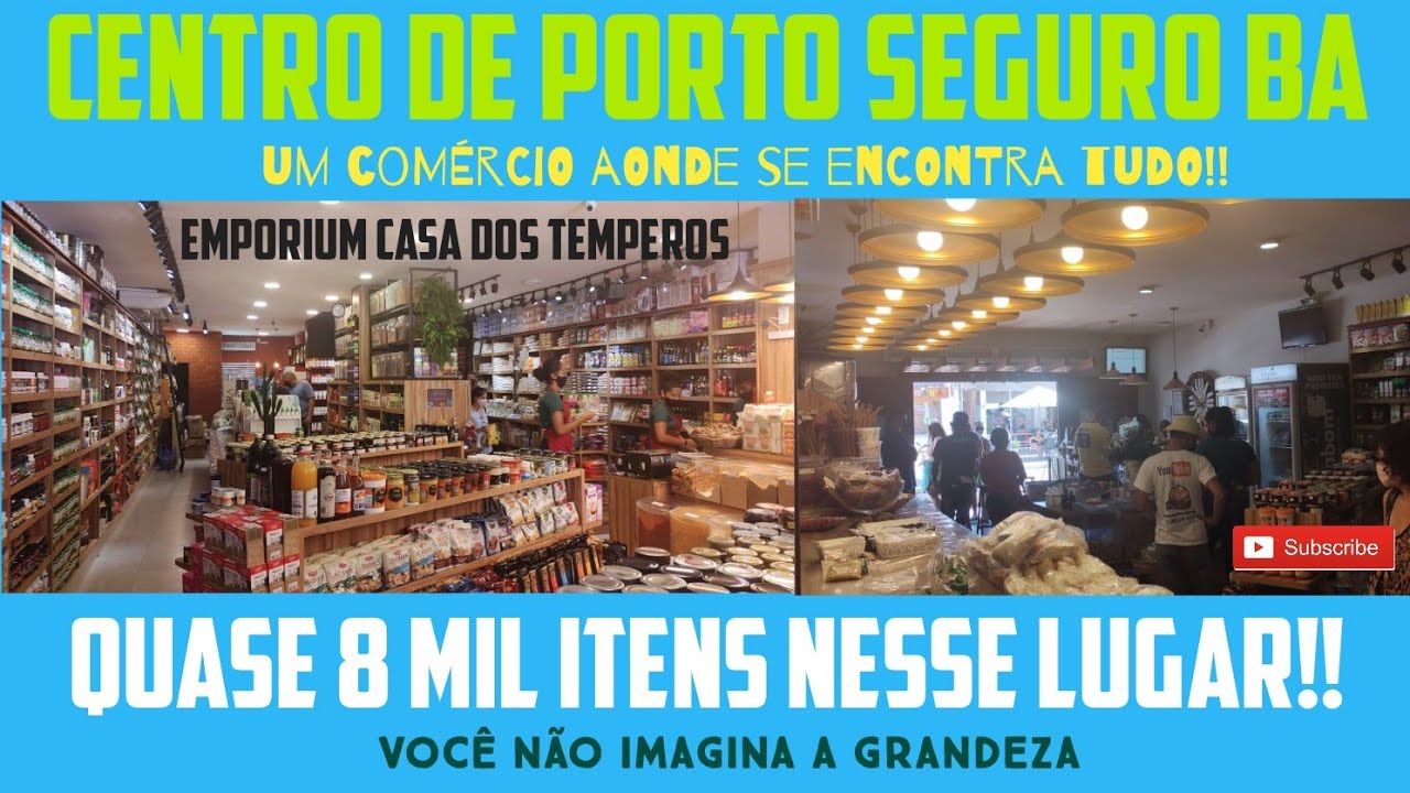 #bahia #portoseguro Movimento Centro de Porto Seguro Emporium Casa dos Temperos, Skala Modas