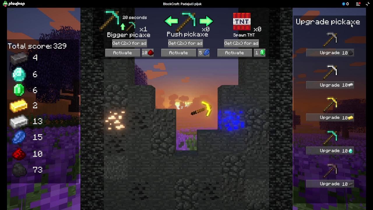 Live - Falling Pickaxe